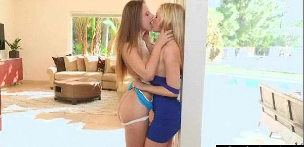  Lots Of Kiss And Licks From Cute Lovely Lesbians clip-27
